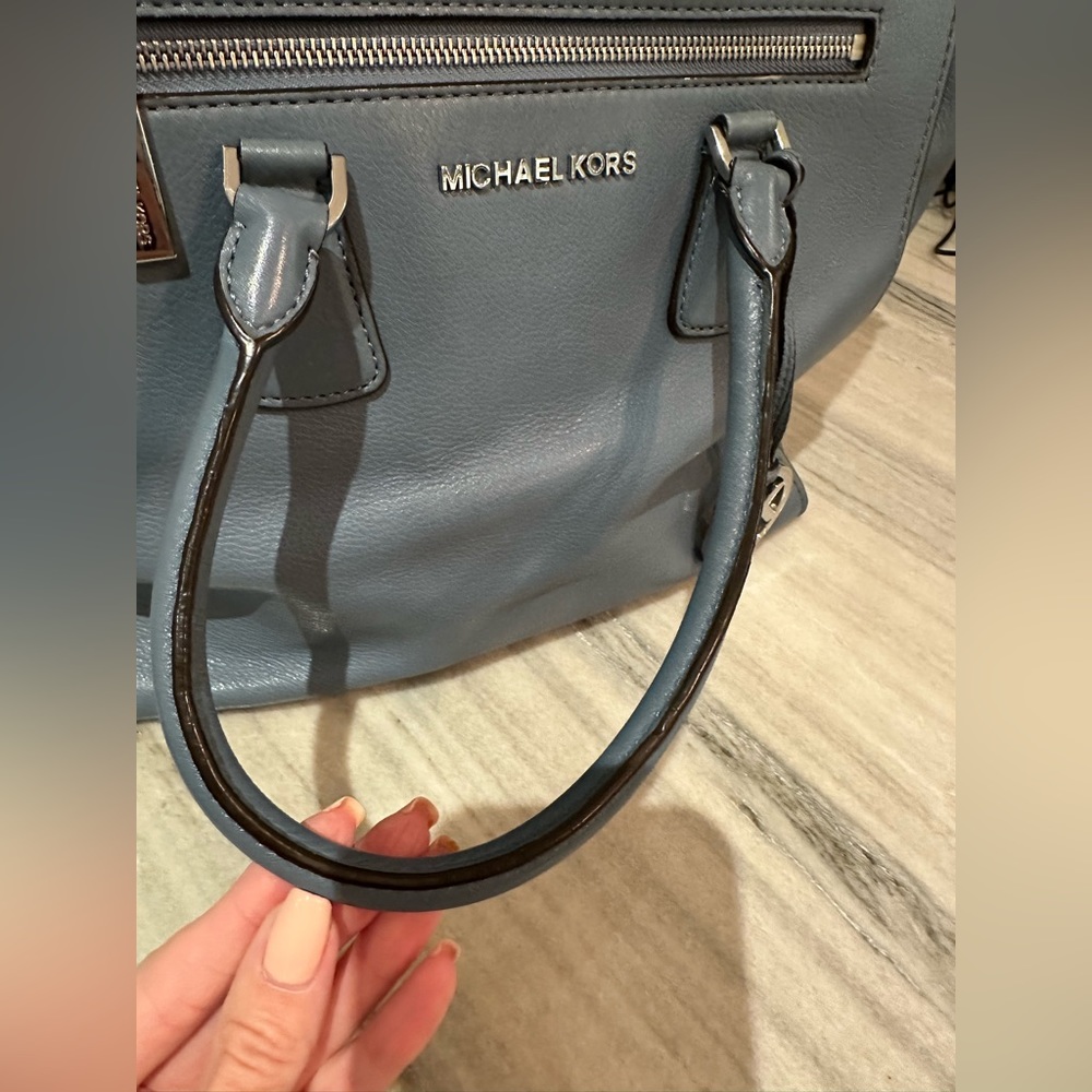 Michael Kors Medium Selma Satchel - Rare Slate Blue - Picture 6 of 16